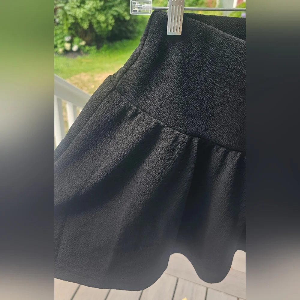 Black Stretch Skirt - Picture 3 of 6